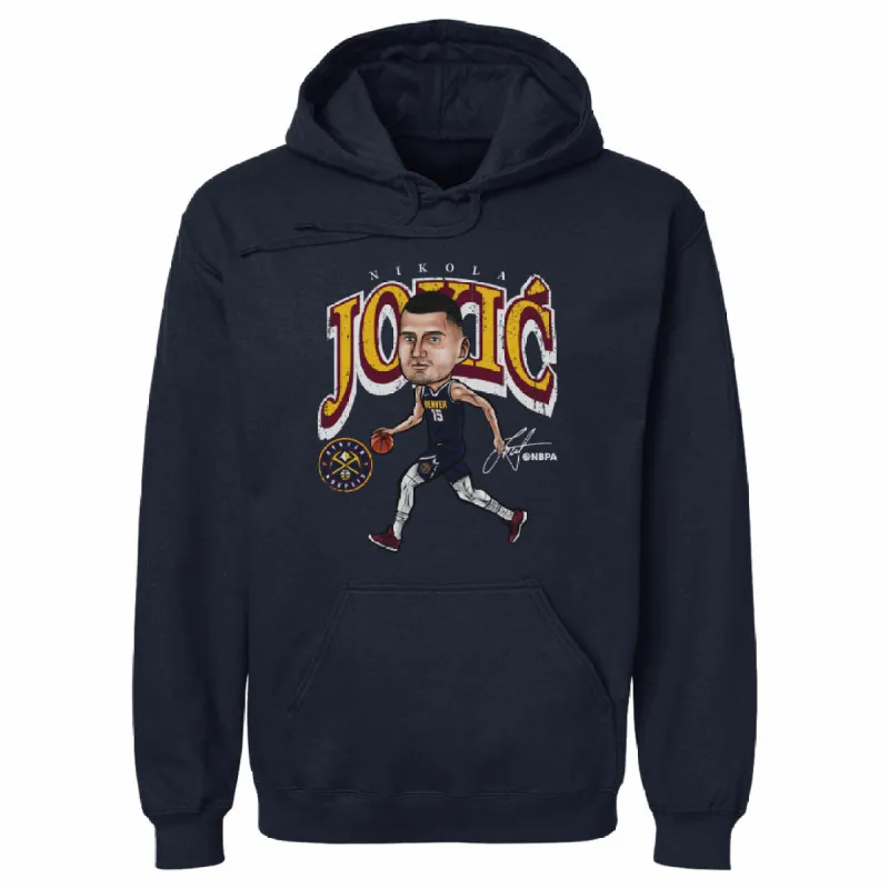 Nikola Jokic Denver Nuggets Cartoon WHT sold by 500 Level