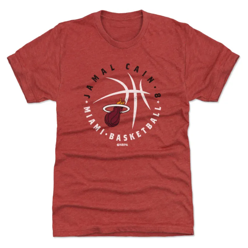 Jamal Cain Miami Heat Player Ball WHT sold by 500 Level