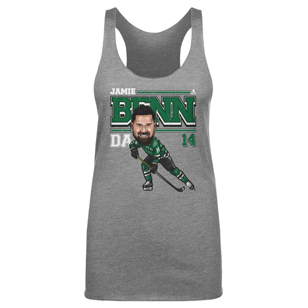 Jamie Benn Dallas Cartoon WHT sold by 500 Level