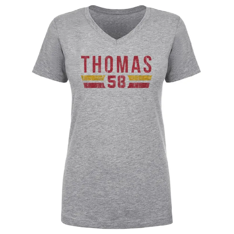Derrick Thomas Kansas City Font sold by 500 Level