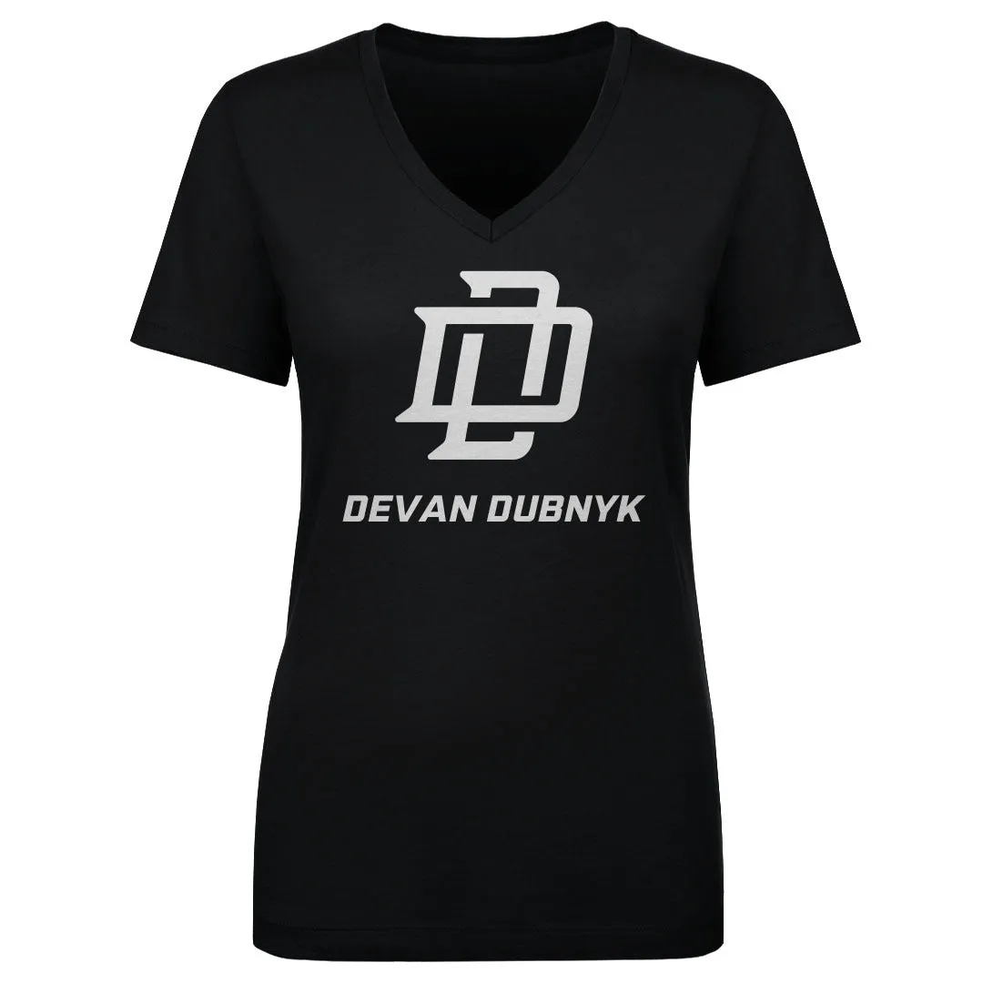 Devan Dubnyk Minnesota Logo WHT sold by 500 Level