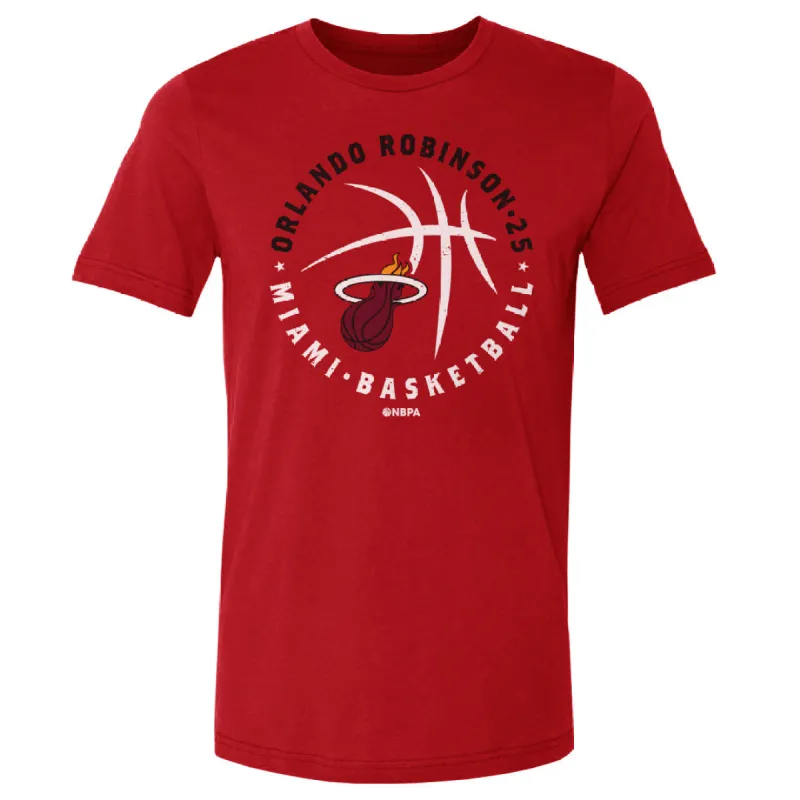 Orlando Robinson Miami Heat Player Ball WHT sold by 500 Level