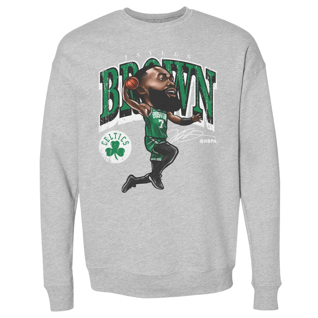 Jaylen Brown Boston Celtics Cartoon WHT sold by 500 Level