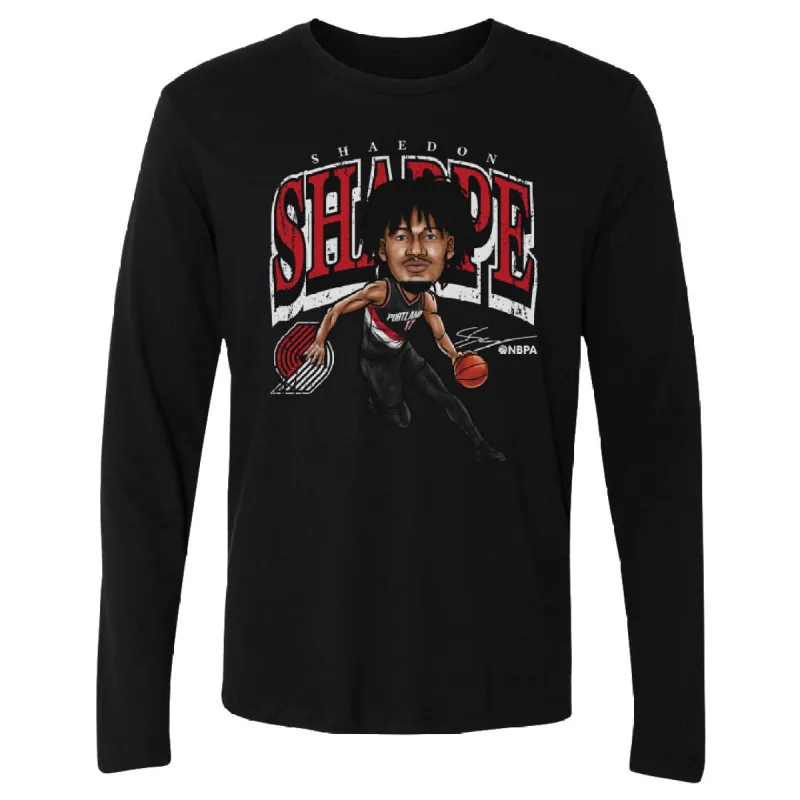 Shaedon Sharpe Portland Trail Blazers Cartoon WHT sold by 500 Level