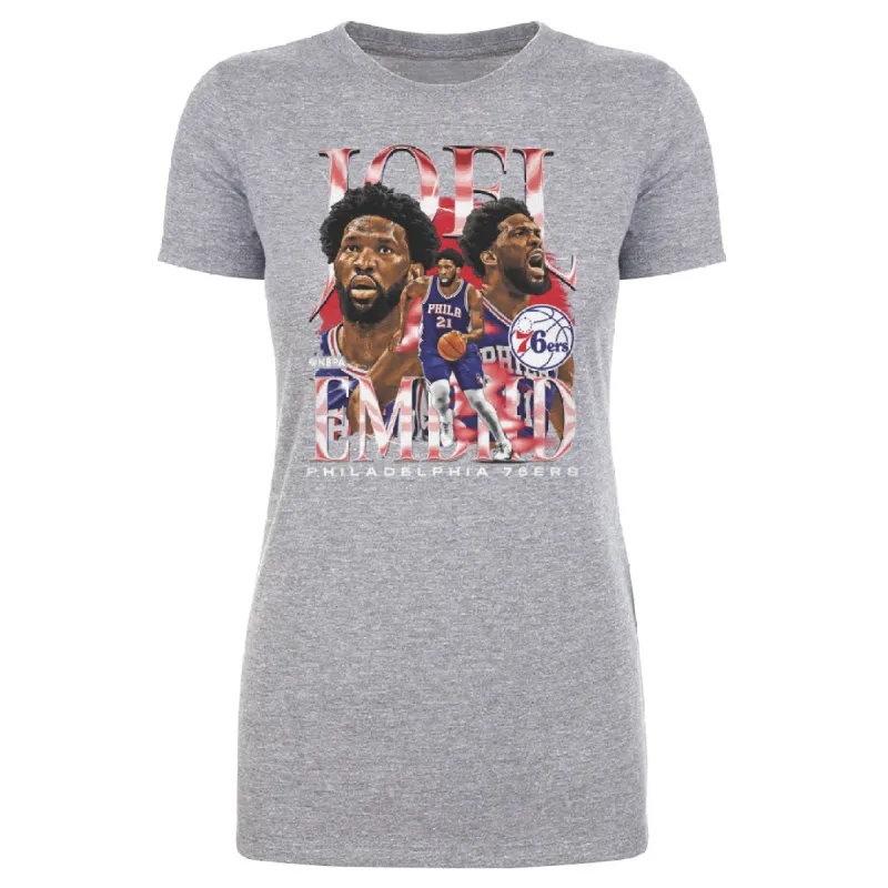 Joel Embiid Philadelphia 76ers Vintage WHT sold by 500 Level