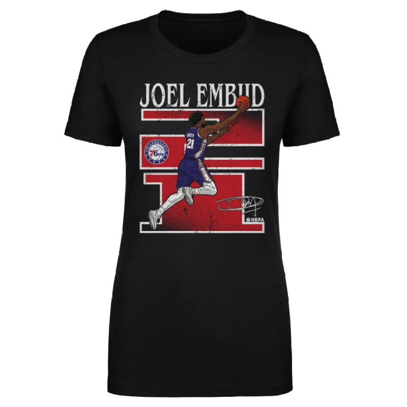 Joel Embiid Philadelphia 76ers Number WHT sold by 500 Level