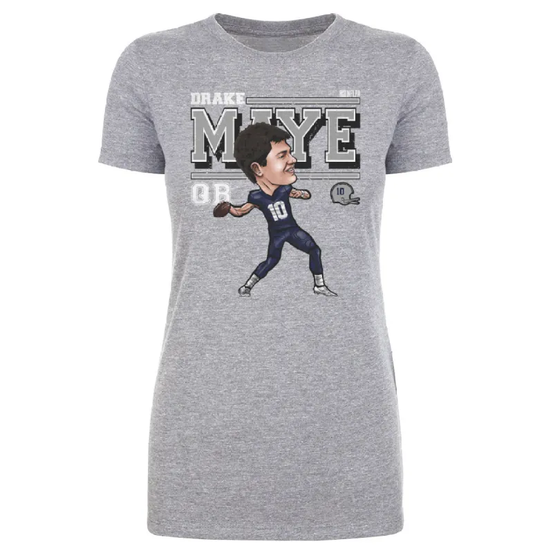 Drake Maye New England Cartoon WHT sold by 500 Level