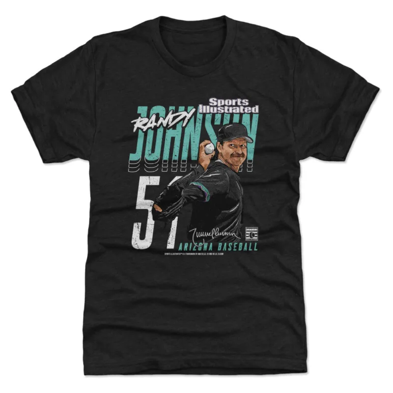 Randy Johnson Sports Illustrated & Arizona Player Name WHT sold by 500 Level