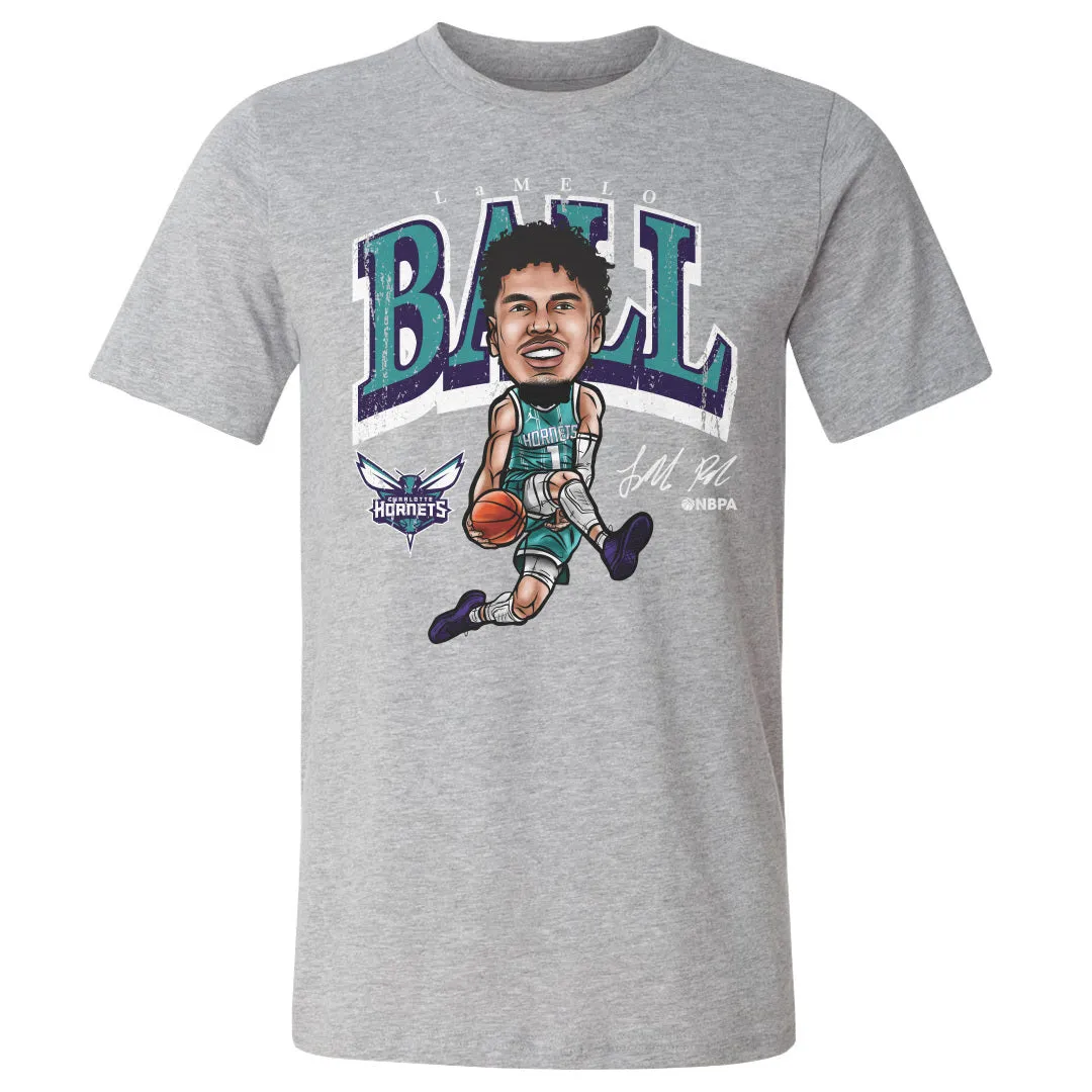 LaMelo Ball Charlotte Hornets Cartoon WHT sold by 500 Level