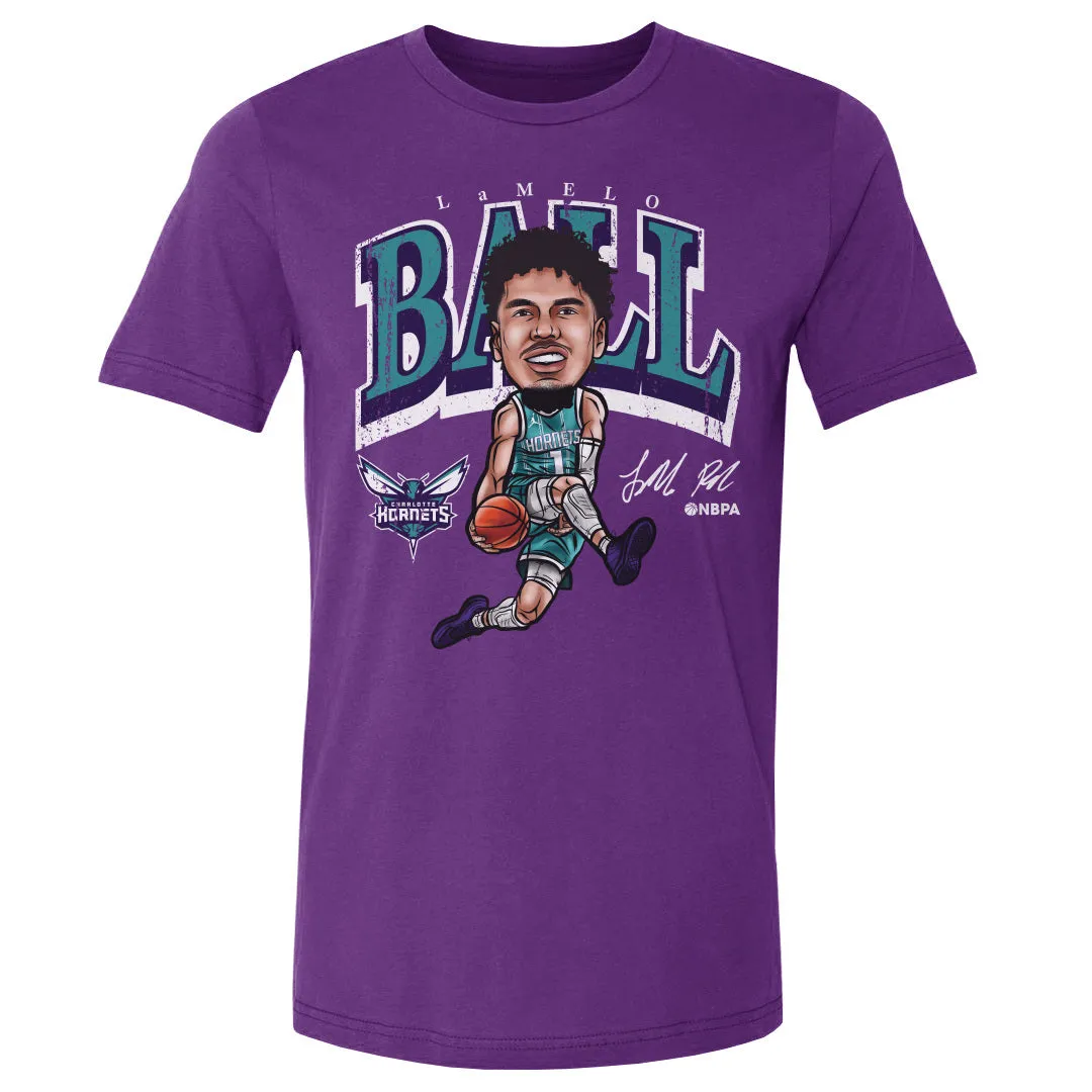 LaMelo Ball Charlotte Hornets Cartoon WHT sold by 500 Level product image thumbnail 2