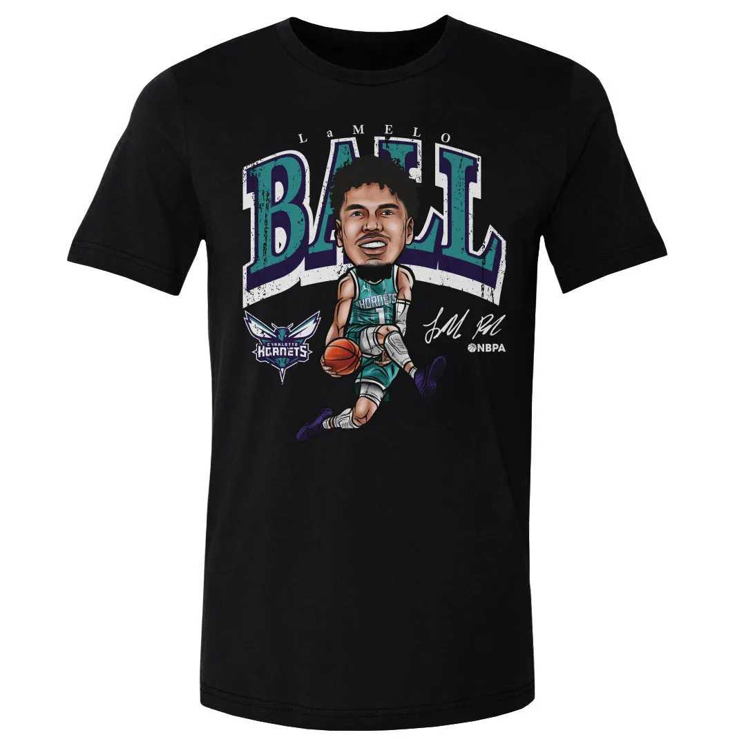 LaMelo Ball Charlotte Hornets Cartoon WHT sold by 500 Level product image thumbnail 3