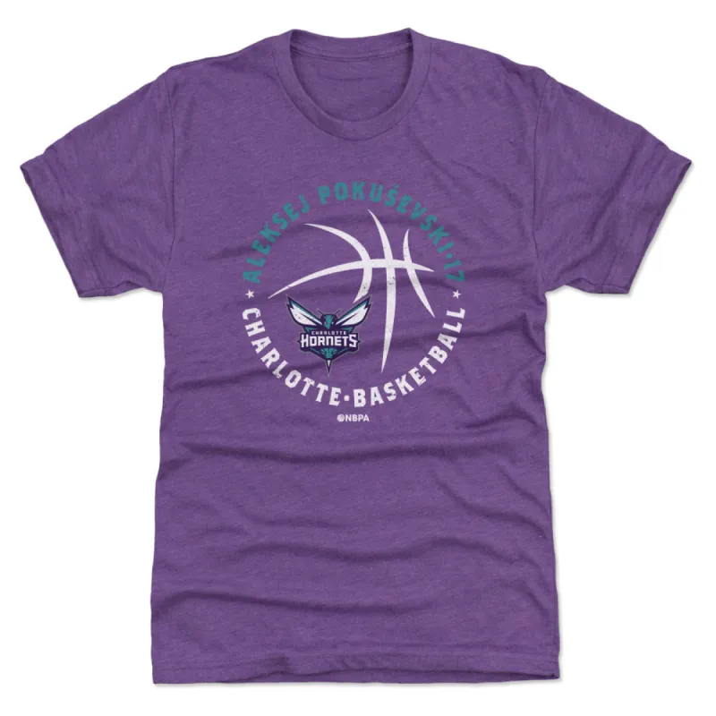 Aleksej Pokusevski Charlotte Hornets Player Ball WHT sold by 500 Level