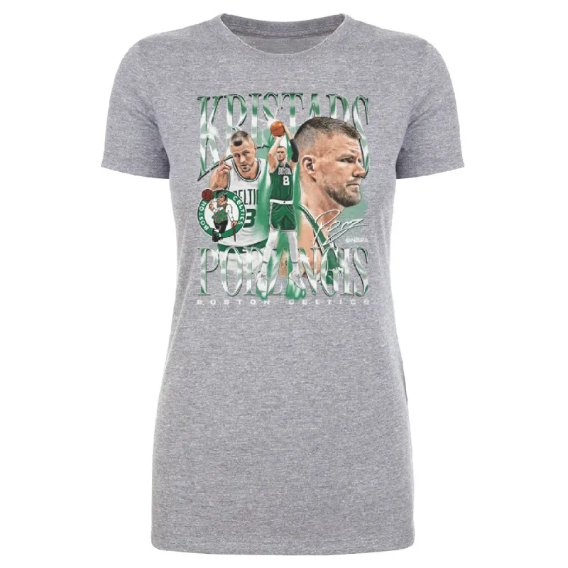 Kristaps Porzingis Boston Celtics Vintage WHT sold by 500 Level