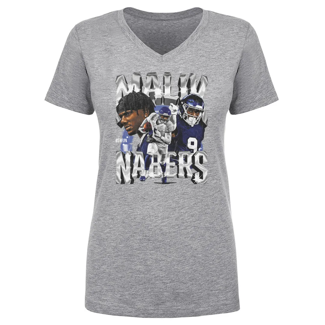 Malik Nabers New York G Vintage WHT sold by 500 Level product image thumbnail 2