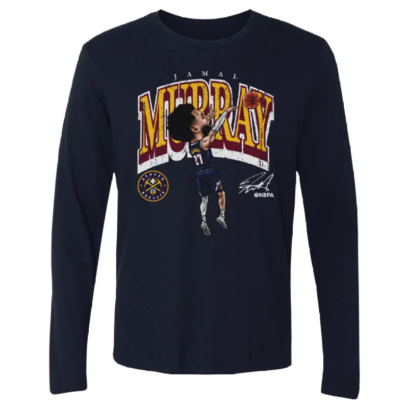 Jamal Murray Denver Nuggets Cartoon WHT sold by 500 Level