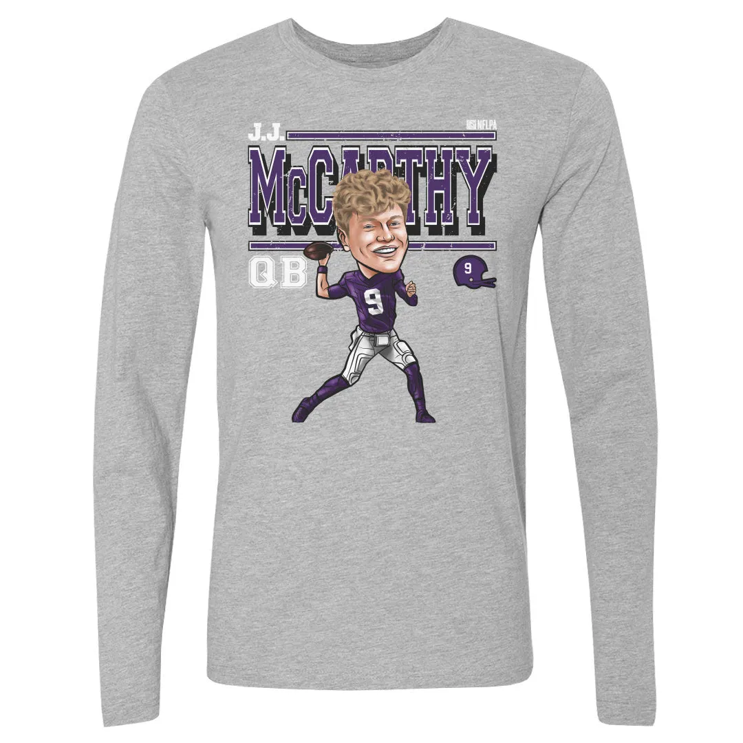 J.J. McCarthy Minnesota Cartoon WHT sold by 500 Level product image thumbnail 2