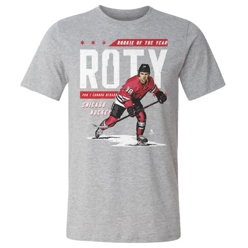 Connor Bedard Chicago Rookie Of The Year WHT sold by 500 Level