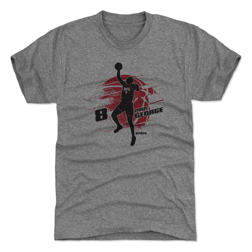 Paul George Philadelpha 76ers Silhouette sold by 500 Level