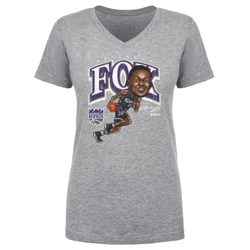 De'Aaron Fox Sacramento Kings Cartoon WHT sold by 500 Level