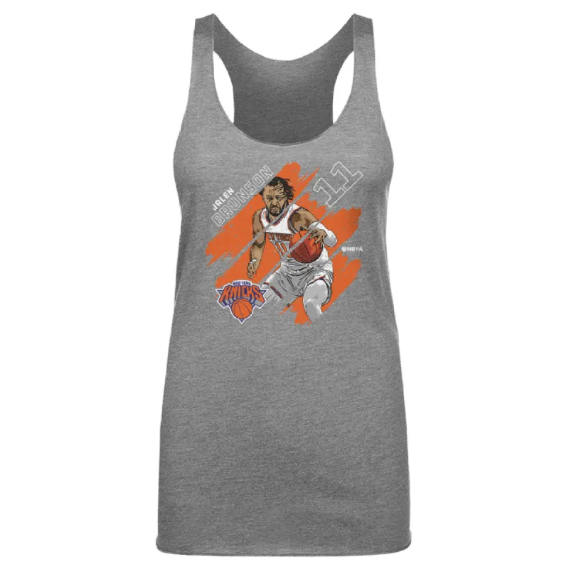 Jalen Brunson New York Knicks Stripes WHT sold by 500 Level