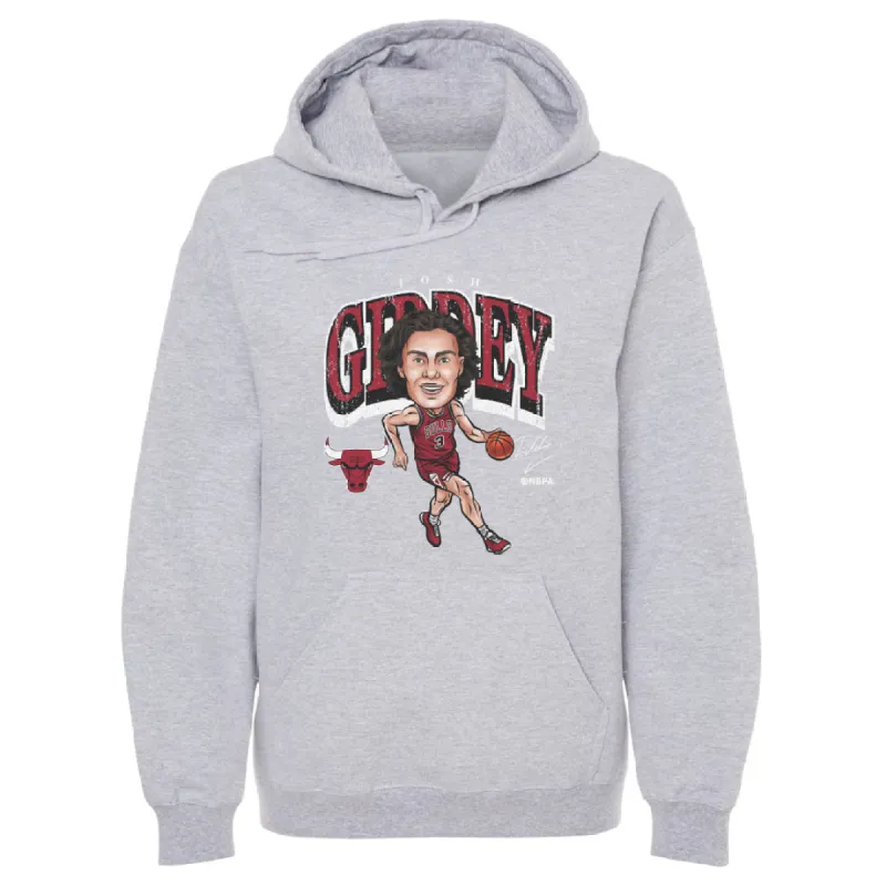 Josh Giddey Chicago Bulls Cartoon WHT sold by 500 Level