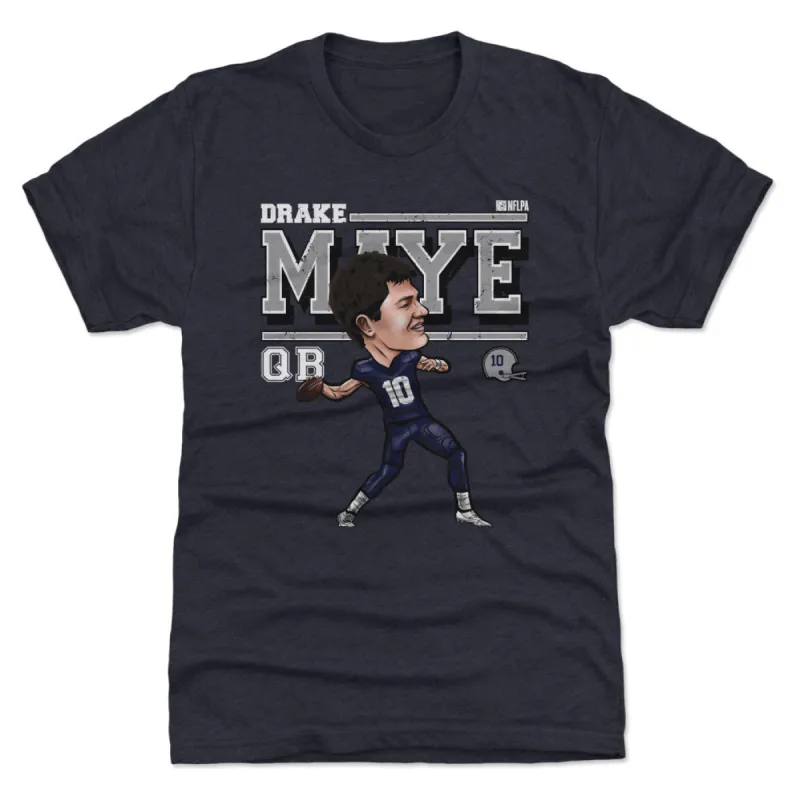 Drake Maye New England Cartoon WHT sold by 500 Level