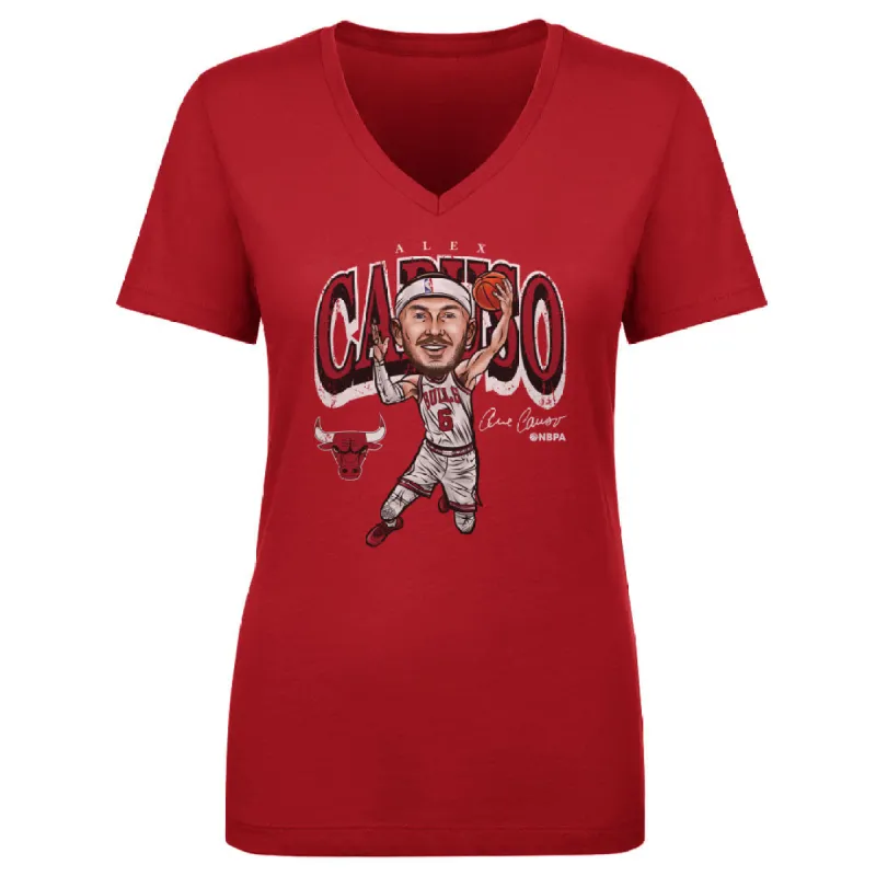 Alex Caruso Chicago Bulls Cartoon WHT sold by 500 Level