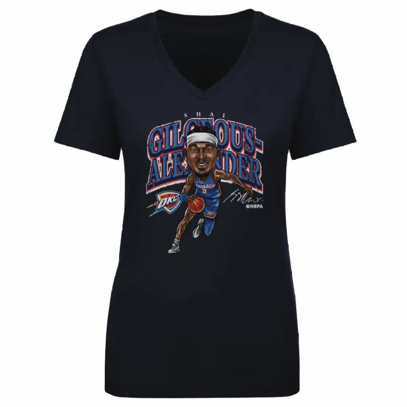 Shai Gilgeous-Alexander Oklahoma City Thunder Cartoon WHT sold by 500 Level