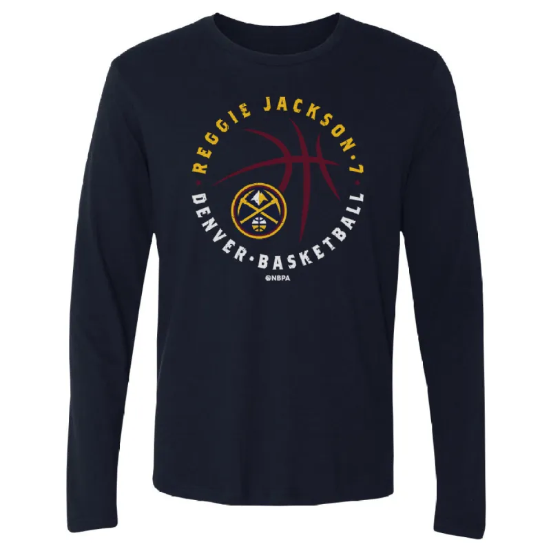 Reggie Jackson Denver Nuggets Player Ball WHT sold by 500 Level