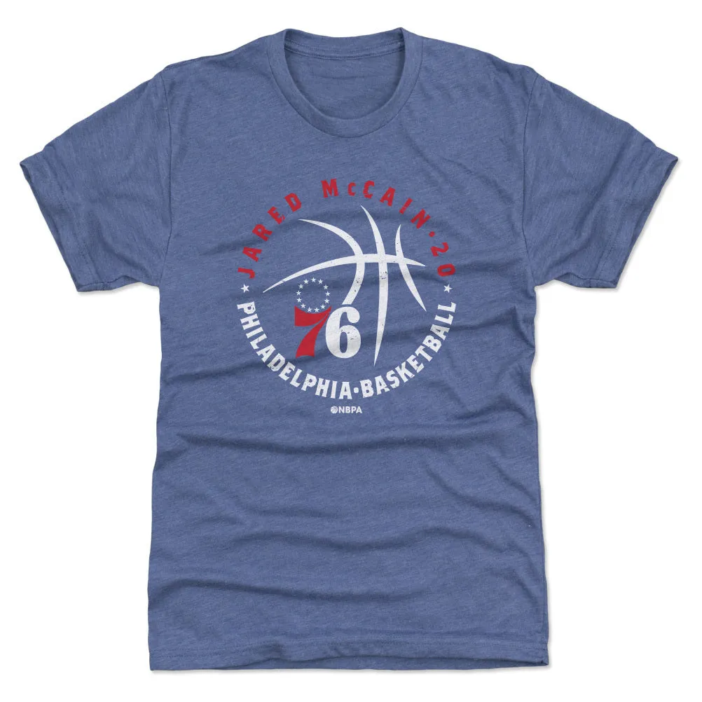 Jared McCain Philadelphia 76ers Player Ball WHT sold by 500 Level
