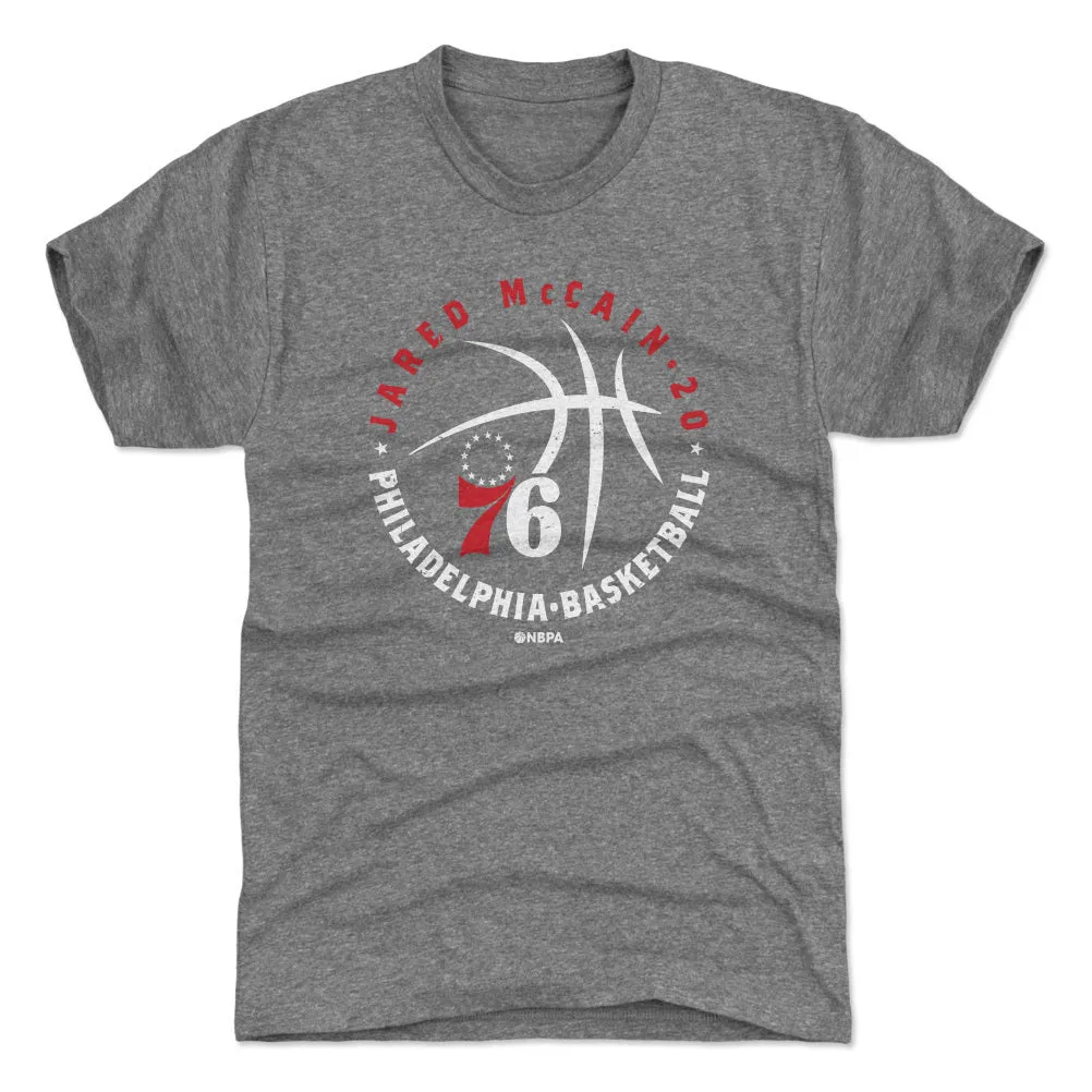 Jared McCain Philadelphia 76ers Player Ball WHT sold by 500 Level product image thumbnail 2