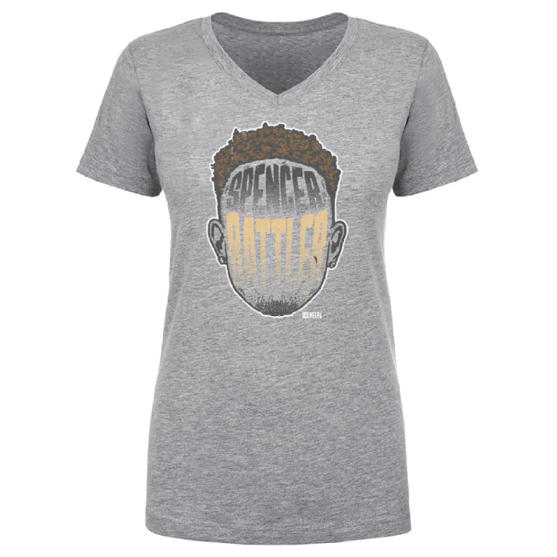 Spencer Rattler New Orleans Player Silhouette WHT sold by 500 Level