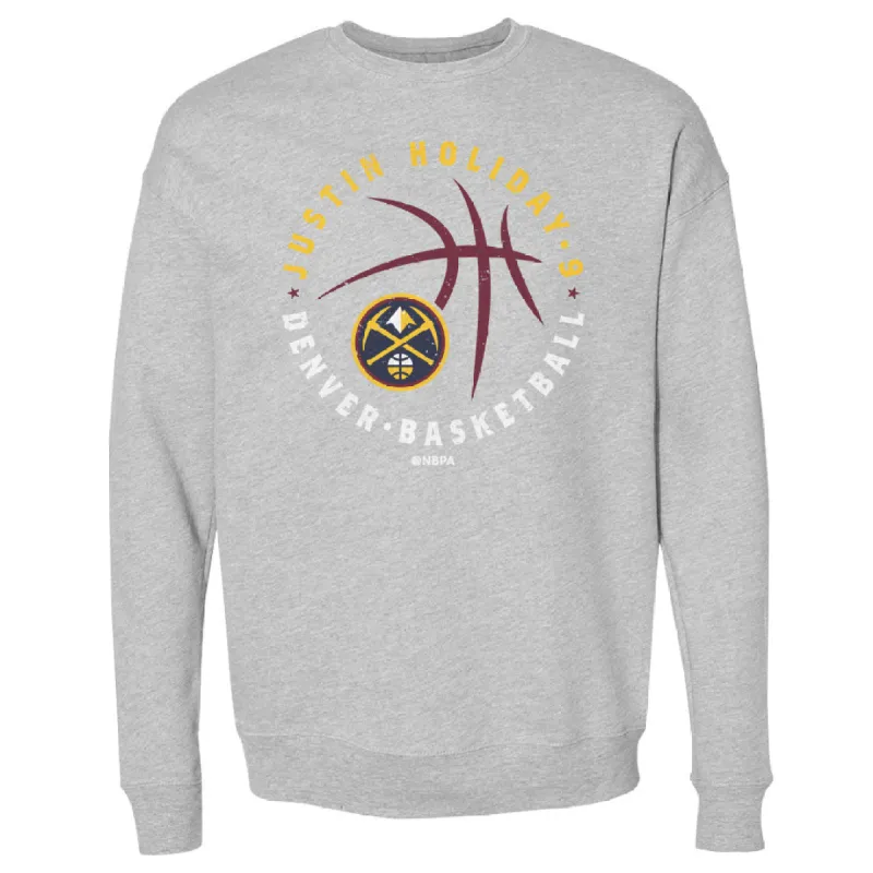 Justin Holiday Denver Nuggets Player Ball WHT sold by 500 Level