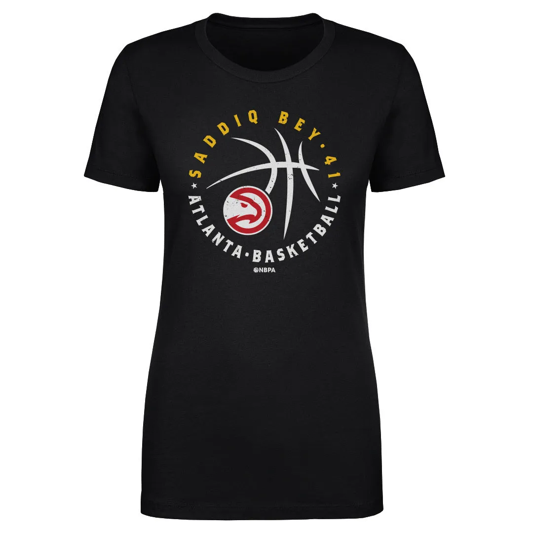 Saddiq Bey Atlanta Hawks Player Ball WHT sold by 500 Level product image thumbnail 2