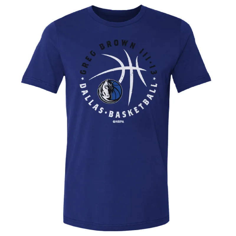 Greg Brown III Dallas Mavericks Player Ball WHT sold by 500 Level