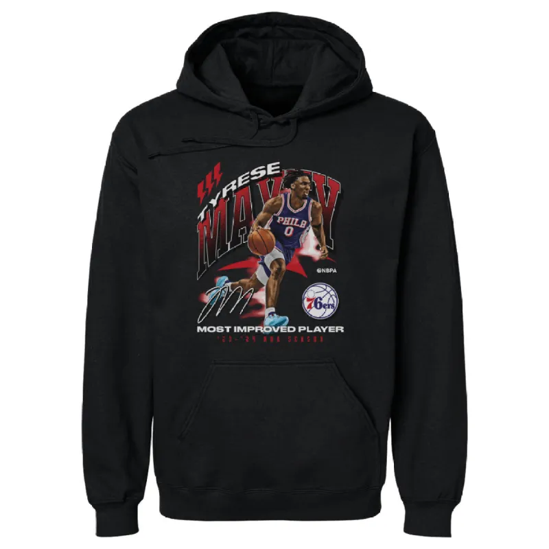 Tyrese Maxey Philadelphia 76ers 2024 NBA Most Improved Award WHT made by 500 Level