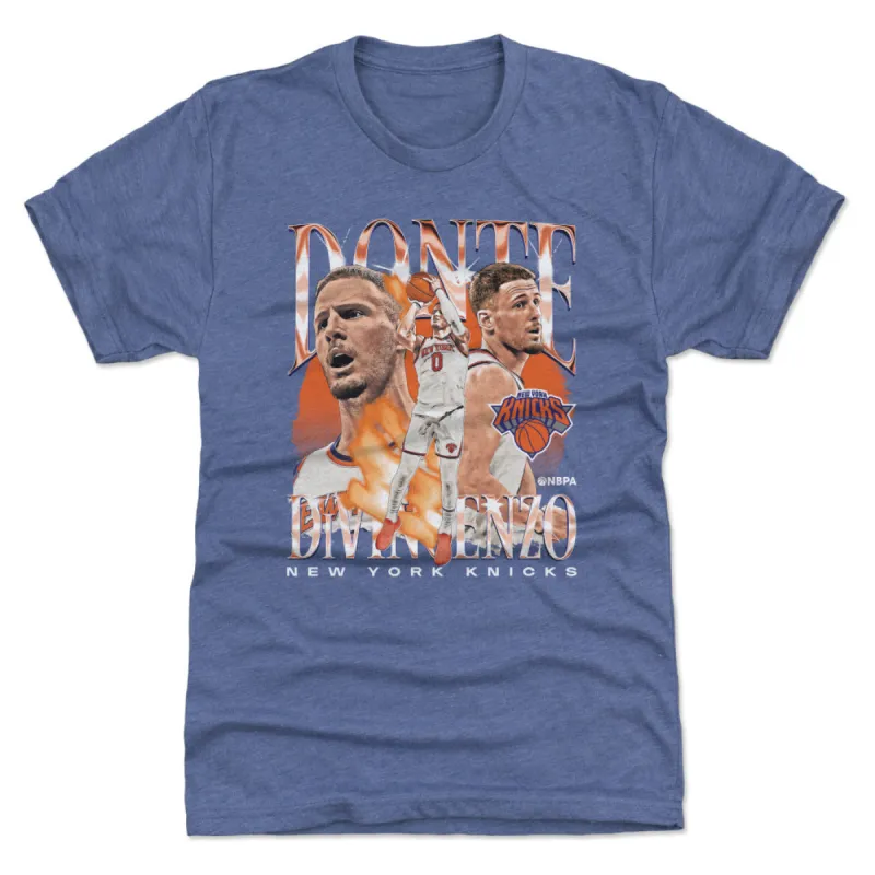 Donte DiVincenzo New York Knicks Vintage WHT made by 500 Level