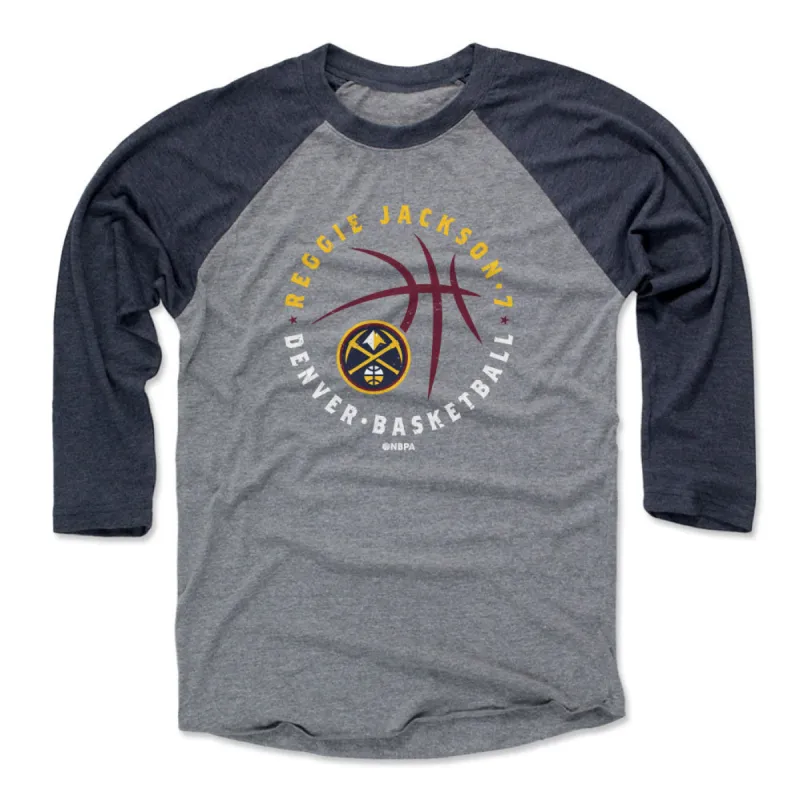 Reggie Jackson Denver Nuggets Player Ball WHT sold by 500 Level