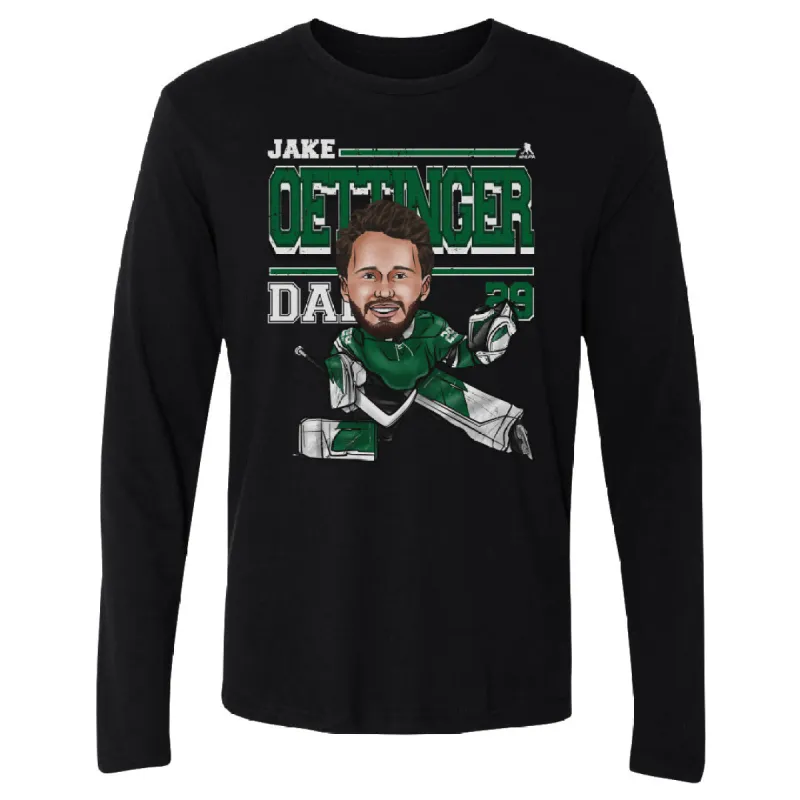 Jake Oettinger Dallas Cartoon WHT sold by 500 Level