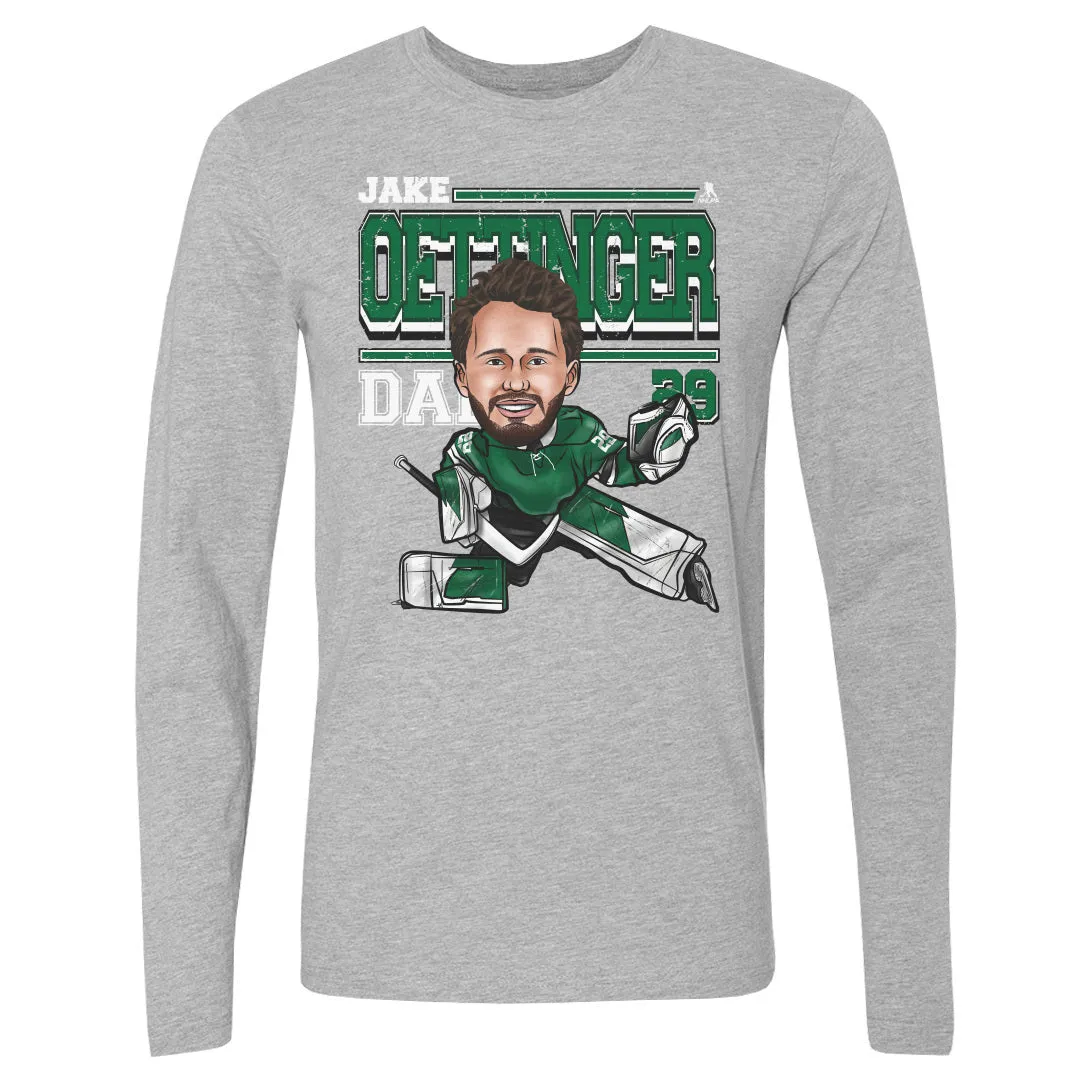 Jake Oettinger Dallas Cartoon WHT sold by 500 Level product image thumbnail 2