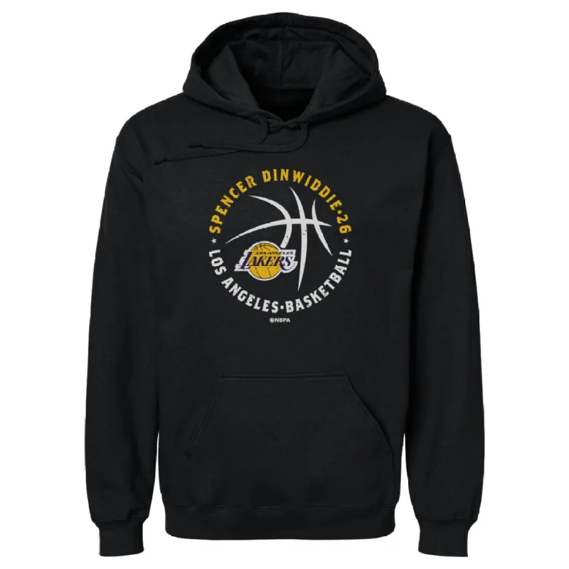 Spencer Dinwiddie Los Angeles Lakers Player Ball WHT sold by 500 Level