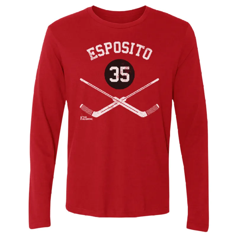 Tony Esposito Chicago 35 Goalie Sticks WHT sold by 500 Level