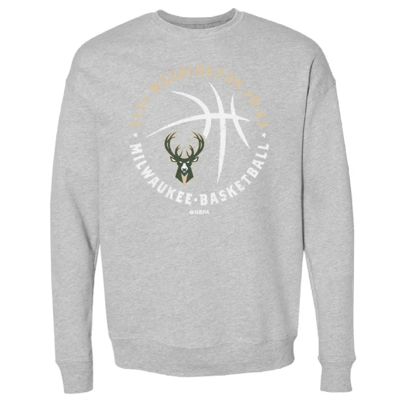 TyTy Washington Jr. Milwaukee Bucks Player Ball WHT sold by 500 Level