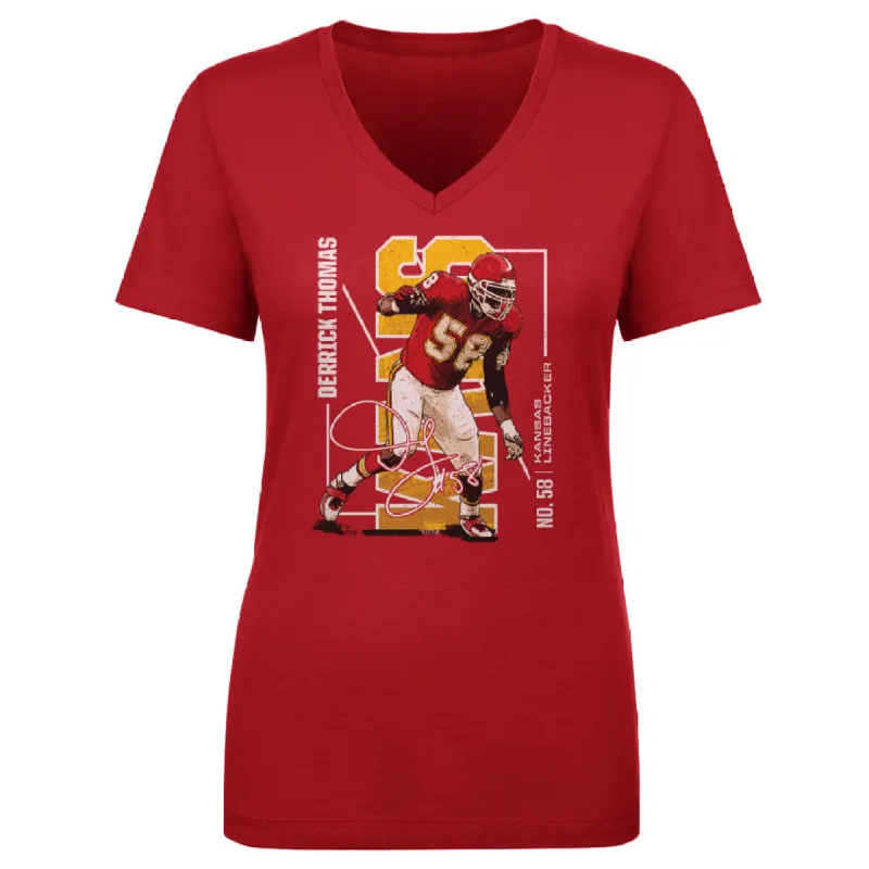 Derrick Thomas Kansas City Throwback City WHT sold by 500 Level