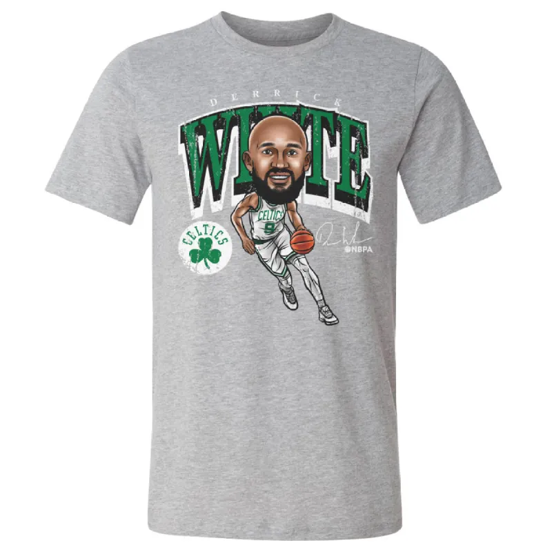 Derrick White Boston Celtics Cartoon WHT sold by 500 Level