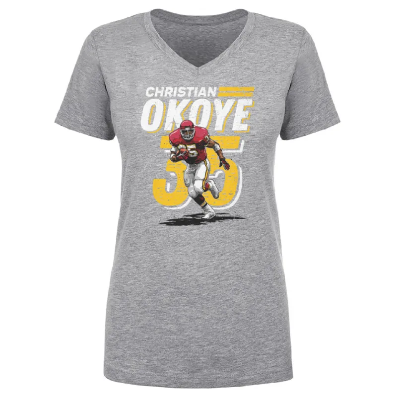 Christian Okoye Kansas City Dash WHT made by 500 Level