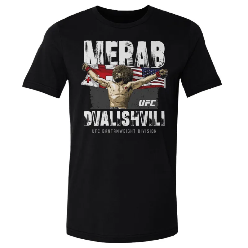 Merab Dvalishvili Flag WHT sold by 500 Level