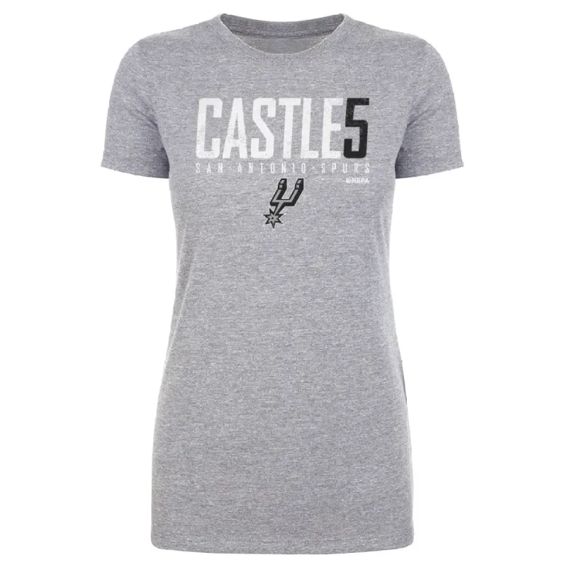 Stephon Castle San Antonio Spurs Elite WHT sold by 500 Level