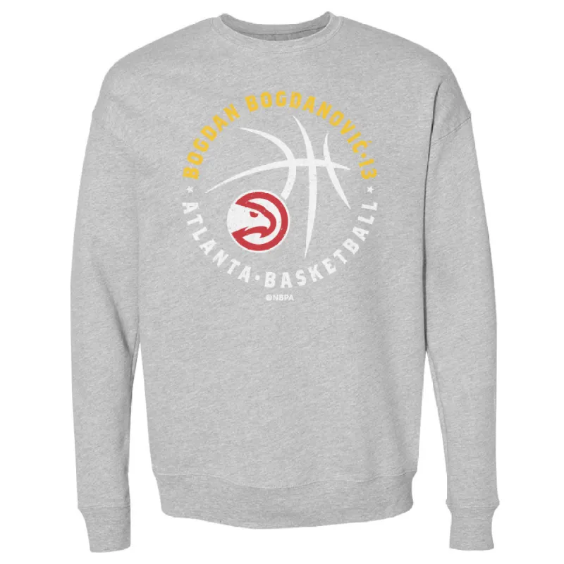 Bogdan Bogdanovic Atlanta Hawks Player Ball WHT sold by 500 Level