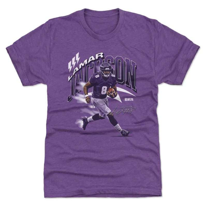 Lamar Jackson Baltimore Retro WHT sold by 500 Level